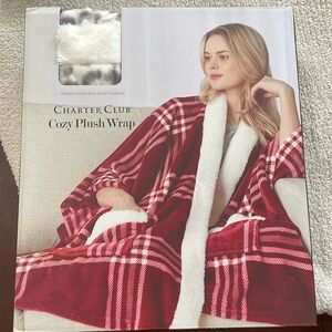 Brand new charter club cozy plush wrap